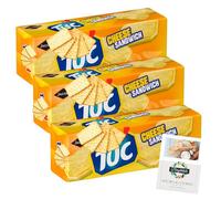 Cheese Cracker Bundle with Jacobs Tuc Cheese Sandwich Crackers 150g 3 Pack + Brightdale Kitchen Booklet