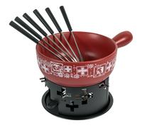 Kuhn Rikon - Cheese Fondue Set Swiss red 23cm
