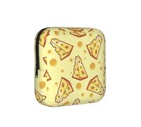 Cheese Food, Sanitary Pad Storage Bag, Pad Holder Bag with Zipper, Change Purse