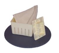 Cheese Form with Follower for Making Artisan Hard Cheeses, Kitchen Use