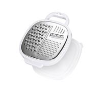 # Cheese Grater Easy To Use Graters For Kitchen Cheese Grater With Container And Lid For Cheese (White, One Size)