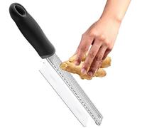 Cheese Grater for the Kitchen, Lemon Scraper Tool, with Brush, Kitchen Helper, Cheese Shredder, Grater for the Kitchen, Non-Slip, Stainless Steel, Includes for Vegetables, Cheese