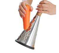 Cheese Grater Handle - Professional Box Tower, Stainless Steel Shredder | Three Sides Kitchen Vegetable Slicer, Manual Handheld Food Parmesan Ginger Zesterr Prep for Garlic Potato Onion Flakees