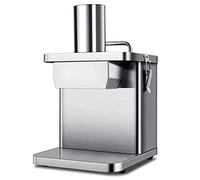 Cheese Grater Vegetable Cutter Stainless Steel Spiral Cutter Electric Vegetable Shredder Machine, 250W Electric Vegetable Dicer, Commercial Food Dicer with 6/8/10/12/15mm Cube Shapes Blades