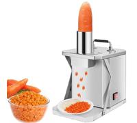 Cheese Grater Vegetable Cutter Stainless Steel Spiral Cutter Electric Vegetable Shredder Machine, Commercial Vegetable, Automatic Vegetable Dicer, Electric Potato, Onion and Carrot Dicing Cu