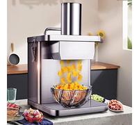 Cheese Grater Vegetable Cutter Stainless Steel Spiral Cutter Electric Vegetable Shredder Machine Commercial Vegetable Dicer, Electric Onion Dicer Food Dicer, Fruit and Vegetable Dicer