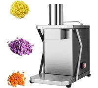 Cheese Grater Vegetable Cutter Stainless Steel Spiral Cutter Electric Vegetable Shredder Machine, Electric Vegetable Dicer and Slicer, 200W Electric Vegetable Dicer, Commercial Automatic Foo