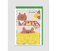 Cheese Greeting Card with Green Envelope - Say When, Then Smile