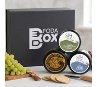 Cheese Hamper | 3 Luxury Cheeses Gift Box | 3 x 200g Truckles, Perfect Cheese Selection Hamper For The Ultimate Cheeseboard - Gift Hampers by FodaBox