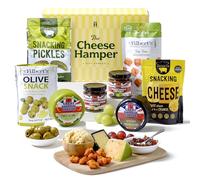 Cheese Hamper Gift Set by Hattie’s Gifts - Luxury Christmas Hamper with Serious Pig Snacking Cheese, Chutney & Savoury Snacks - Gourmet Gift Box for Food Lovers & Party Sharing