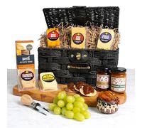 Cheese Hamper Ideal Cheese Gift Set | 5 Cheese Wedges + 2 Chutneys & Crackers