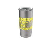 Cheese is My Love Language - Food Lovers Stainless Steel Insulated Tumbler