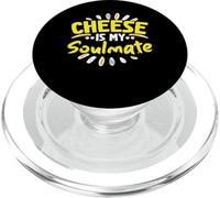 Cheese Is My Soulmate Cheesy Cheese Lover Foodie PopSockets PopGrip for MagSafe