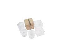 Cheese Maker Mould Set of 5 - Baskets for Making Ricotta Quark Cottage and Small Soft Goats Cheeses - Also Great for Paneer Press and Basic Vegan