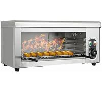 Cheese Melter and Grill, 2000W High-Power Salamander Broiler, Adjustable Temperature, Stainless Steel Oven for Melting, Toasting, and Grilling