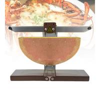 Cheese Melter Commercial Electric Raclette Machine Swiss Dish Maker Demi Melting Warmer Adjustable Angle for Nacho Wheel Sliced