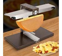 Cheese Melter Portable Raclette Grill Commercial Electric Heater Machine Melting Warmer Multi-Function Angle Adjustable 900W Quick Heating