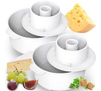 Cheese Mold - Cheese Making Kit 2 pcs - Cheesemaking Supplies - Cheese Set for Press - Paneer Maker - Great for Semi-Soft and Semi-Hard Sheeses