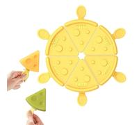 Cheese Mold Reusable Ice Cream Maker - Stackable Food-Grade 6-Grid Freeze Pop Mould | Random Heart Or Round Handle Cake Bar Tray | for Kids Yogurt Fruit Desserts Summer Parties Kitchen