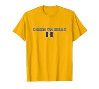 Cheese on Bread T-Shirt, Men, Golden Yellow, X-Large