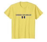 Cheese on Bread T-Shirt, Youth, Lemon Yellow, 2T