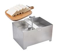 Cheese Press,Household Cheese Mold with Drainage and Drip Tray - Stainless Steel Paneer Maker for Dining Room Kitchen Camping Restaurant Home Baking