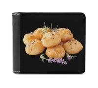 Cheese Puffs Printed Wallets Bifold Wallet Change Cash Bag with Multiple Card Slots for Men And Women