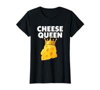 Cheese Queen Funny Foodie Crown - Cheese Lover T-Shirt
