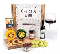 Cheese, Red Wine, Crackers and Chutney Gift Set | Cheese & Wine Gift Hamper (Red Wine & Cheese Gift Box)