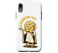 Cheese Religion Cheesy Jesus Cheese-Us Pun Christianity Case for iPhone XR