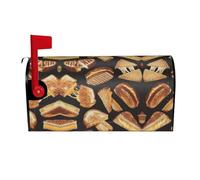 Cheese Sandwiches Magnetic Mailbox Cover Mailbox Protector Letter Box Flap Easy Install No Tools 21x18 In