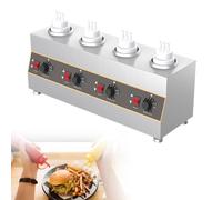 Cheese Sauce Warmer Countertop Multifunction Food Dispenser, Hot Topping Bottle Melter for Commercial Use