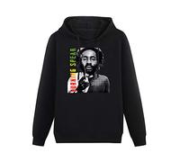 Cheese Scheme Burning Spears Hoody Unisex Ptinted Hoodies Long Sleeve Men's Hooded with Pocket Black XXXL