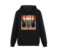 Cheese Scheme Clutch Psychic Warfare Hoody Stoner Alternative Metal Monster Magnet Hoody Unisex Ptinted Hoodies Long Sleeve Men's Hooded with Pocket Black XL