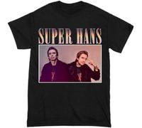 Cheese Scheme Super Hans Peep Show Famous Shirt O-Neck Unisex Short Sleeve T-Shirt Black XL