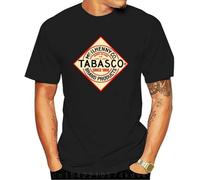 Cheese Scheme Tabasco Sauce Heather T-Shirt - Label Crew Neck Unisex Short Sleeve T-Shirt XL