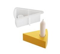Cheese Shaped Candlestick Mold Silicone Holder Easy to Demold Decoration Gypsum Home Ornaments Decorative Making