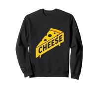 Cheese Slice Bold Minimal Graphic For Food Lovers Design Sweatshirt