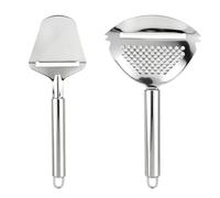 Cheese Slicer & Block Cheese Grater Set, One-piece Stainless Steel Food Cutter Plane Peeler Multi-Functional Food Knife Tools for Accessories Kitchen Tool