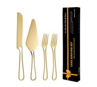 Cheese Slicer, Cheese Cutter for the Kitchen, Cheese Spatula, Slicer and Forks Set, Bakeware Cheese Cutter for Wedding, Potluck, Candlelight Dinner, Celebration