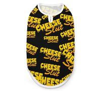 Cheese Slut Dog Shirts Lightweight Printed Pet T-Shirts Dogs Cats Tee Shirt Sleeveless Vest for Cat Dog Clothes