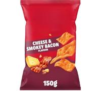 Cheese & Smokey Bacon Flavour 150g (Pack Of 12) "Snacks crafted with love, for moments of pure joy" Delicious Tasty
