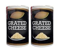 Cheese Sprinkler Bundle - 2 x Belaricetta Grated Cheese 50g | Italian Grated Cheese Ideal for Pasta, Soups & Pizza | Convenient Twin Pack for Everyday Family Cooking