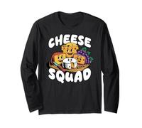 Cheese Squad Different Types of Cheese On A Platter Long Sleeve T-Shirt