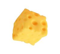 Cheese Squeeze Toy - 610 G Slow Rising Food Stress Cube | Rubber Sensory Fidget Block - Soft Anti Stress Design Improves Focus And Relaxation, Ideal For School Office Home Use