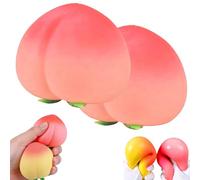 Cheese Squishy, Big Cheese Squishy Stress Ball Realistic Design, Slow-Rebound Shapeable Squeeze Ball Sensory Fidget Toy Relieves Stress for Kids and Adults (Pink,2pcs)