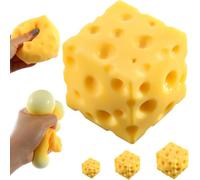 Cheese Squishy Big Squishy Cheese Slow Rising Ultra-Soft,Stress Relief Fidget Novelty Giant Cheese Squeeze Toys Gift for Adults & kids