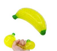 Cheese Squishy, Giant Butter Squishy Toy, Cheese Shape Stress Ball, Realistic Fidget Toys Anxiety Relief Sensory for Adults Kids Dumpling Squishies (Banana)
