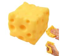 Cheese Squishy,Realistic Cheese Shape,Big Cheese Squishy Soft Foam Relaxation for Adults (7CM)