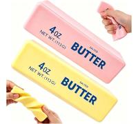 Cheese Squishys Big Squishys Cheese Slow Rising Ultra-Soft Stress Relief Fidget Novelty Squeeze Toys Gift for Adults & kids Sensory Cheeses Stress & Anxiety Relief Fidget Toys Pink+Yellow Butter